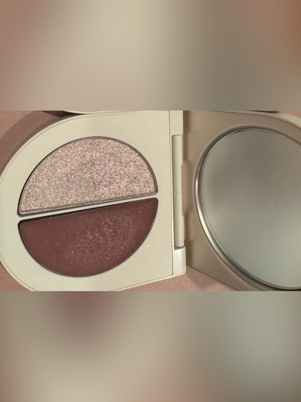 Rose Inc Rose-Taupe Duo Eyeshadow Compact